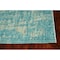 Homeroots 47 x 31 in. Teal Polypropylene Rug 375213 - alternate 1